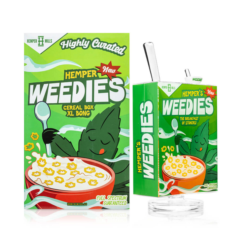 HEMPER – Weedies Cereal Box XL Bong