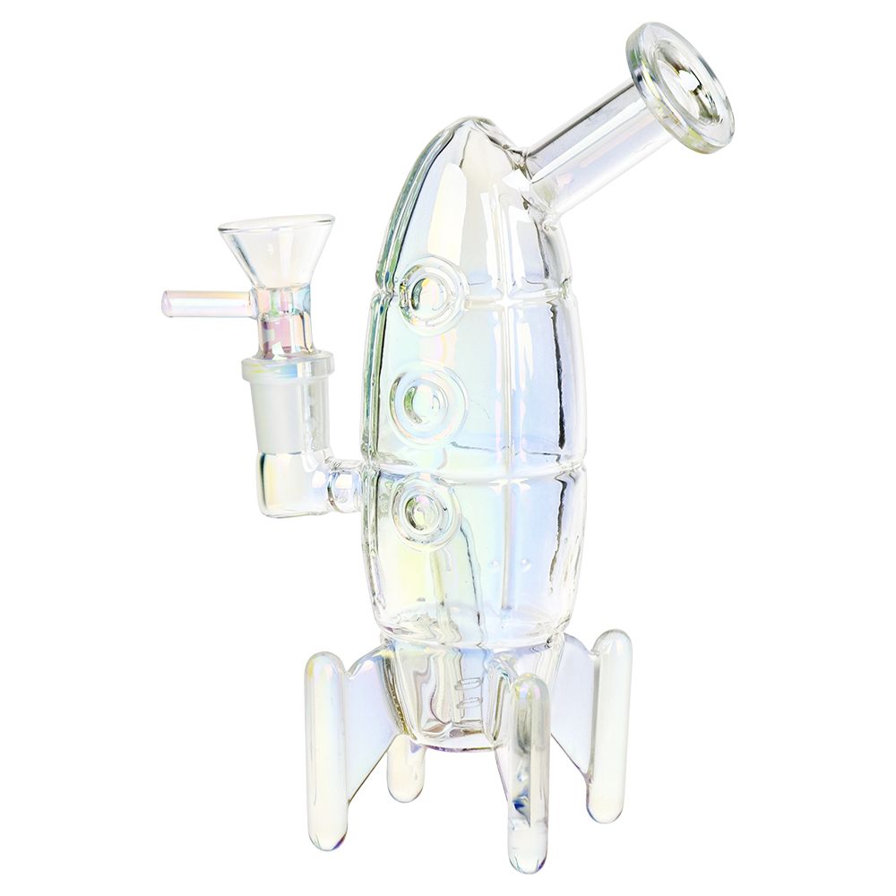 Journey To The Stars Electroplated Glass Water Pipe – 7″ / 14mm F