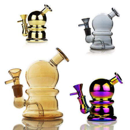 5-inch Electroplated Water Pipe with 14mm Bowl