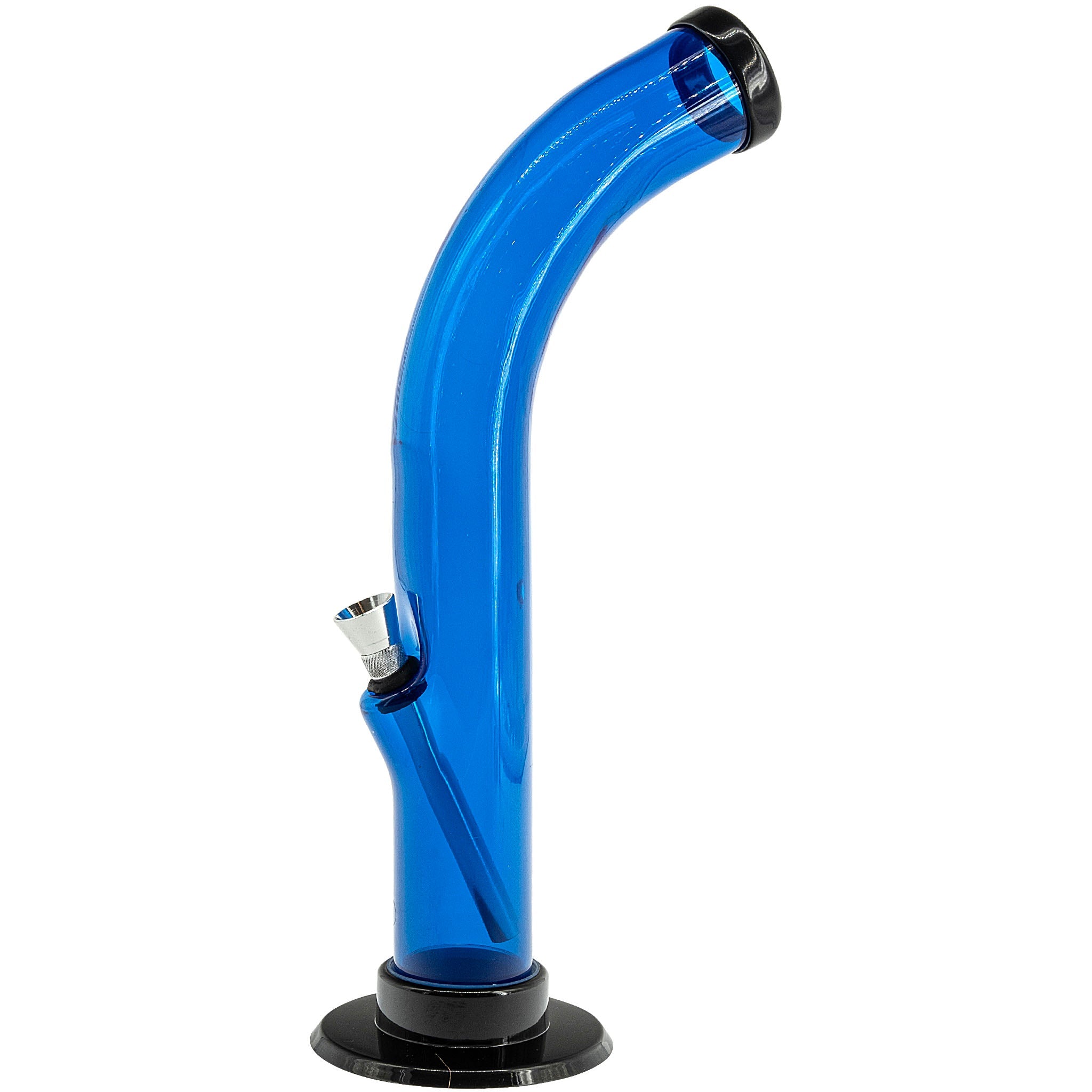 Acrylic Curved Tube Bong 10'' - Image 27
