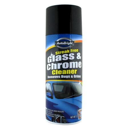Autobright Glass Hidden Compartment Safe with Chrome Cleaner