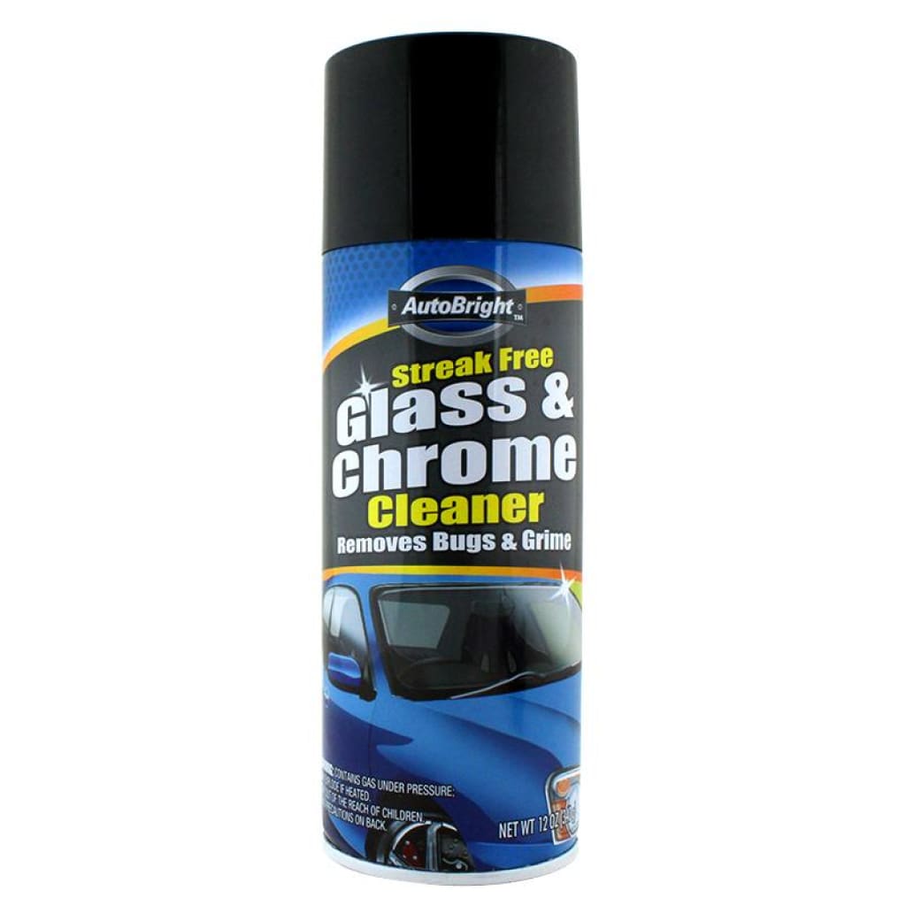 Autobright Glass Hidden Compartment Safe with Chrome Cleaner