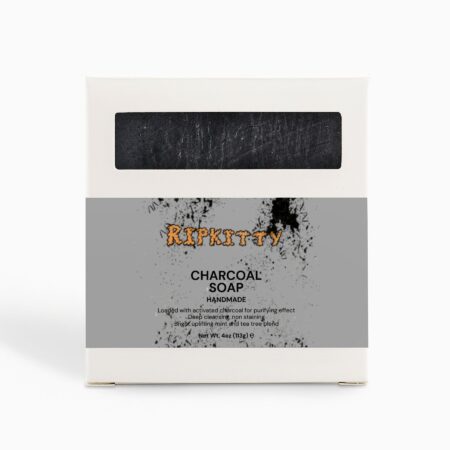 Ripkitty Premium Charcoal Soap – Deep Detox Peppermint & Tea Tree (4 oz)