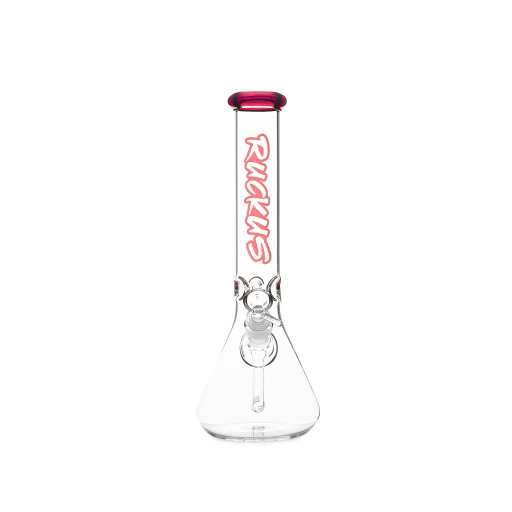 Ruckus Glass Beaker Water Pipe with Downstem Includes 14mm