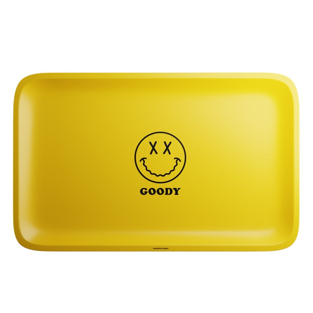 Goody Glass – Yellow Big Face Rolling Tray