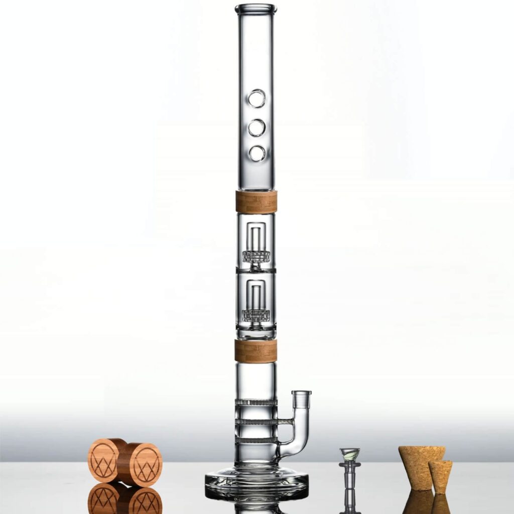 Vitae Glass 23″ Trinity Bong