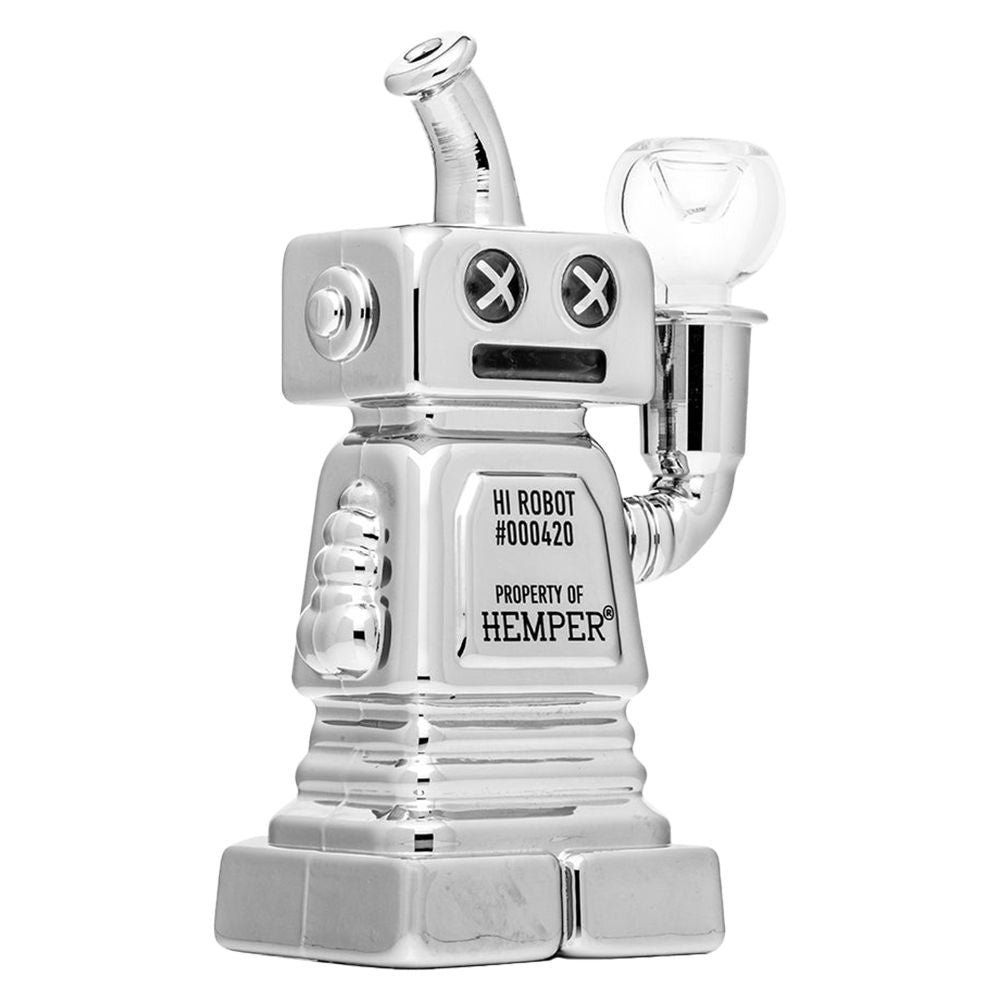 Hemper Hi-Robot Glass Water Pipe – 5.9″ / 14mm F