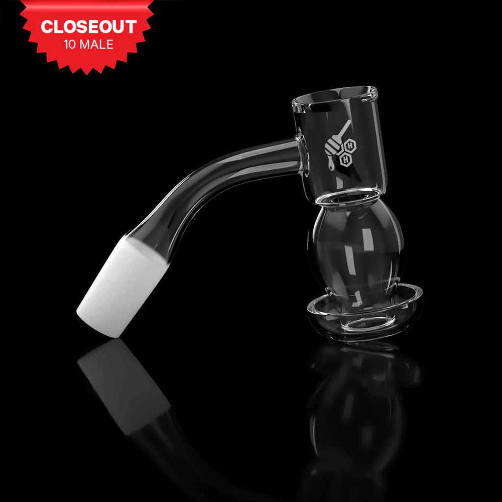HONEYSUCKLE BUBBLE QUARTZ BANGER – 45° DEGREE | YL-CLOSEOUT