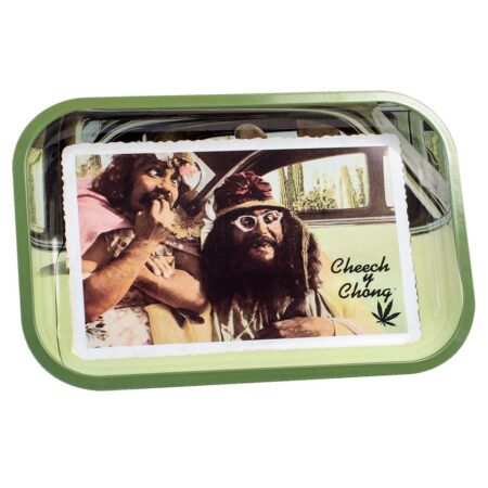 Cheech & Chong Metal Rolling Tray | Los Conchicos