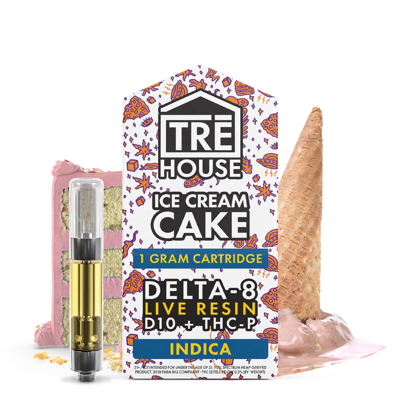 PROMO – FREE – Cartridges – Ice Cream Cake – Live Resin – Delta 8 – (5 Pack)
