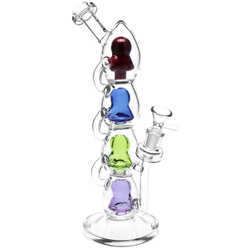 Pulsar Stacks on Stacks Glass Water Pipe – 11.75″