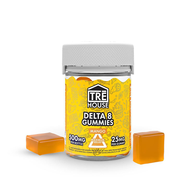 Gummies – Delta 8 – Mango – (10 x 6 Pack) – 60pc MC