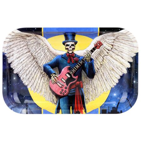 Grateful Dead x Pulsar Metal Rolling Tray – Angel of Music / 11″ x 7″