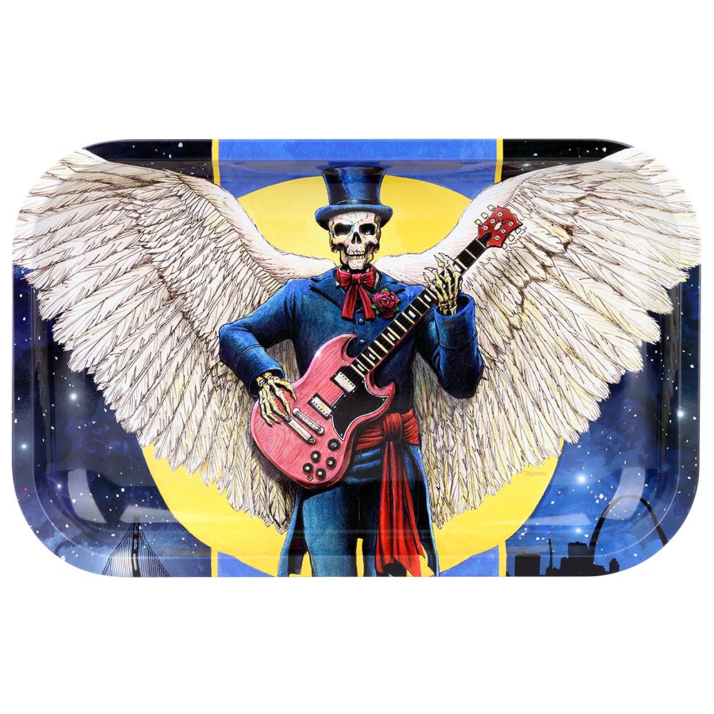 Grateful Dead x Pulsar Metal Rolling Tray – Angel of Music / 11″ x 7″