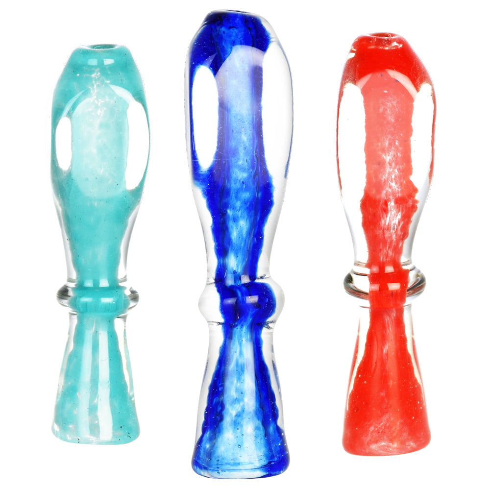 Flecked Bright Pastels Glass Taster – 3.25″ / Colors Vary