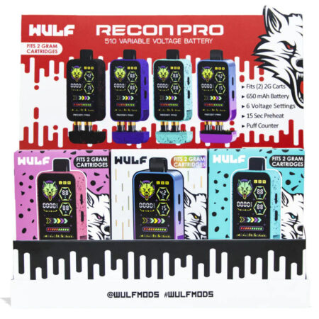 Wulf Recon Pro Dual Cartridge Vape 9-Pack