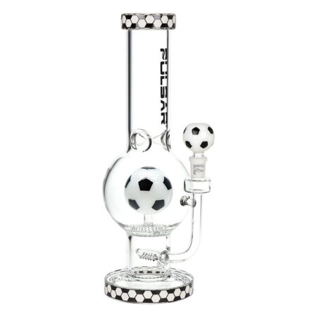 Pulsar Soccer Celebration Bubble Base Glass Water Pipe - 12.6" / 14mm F