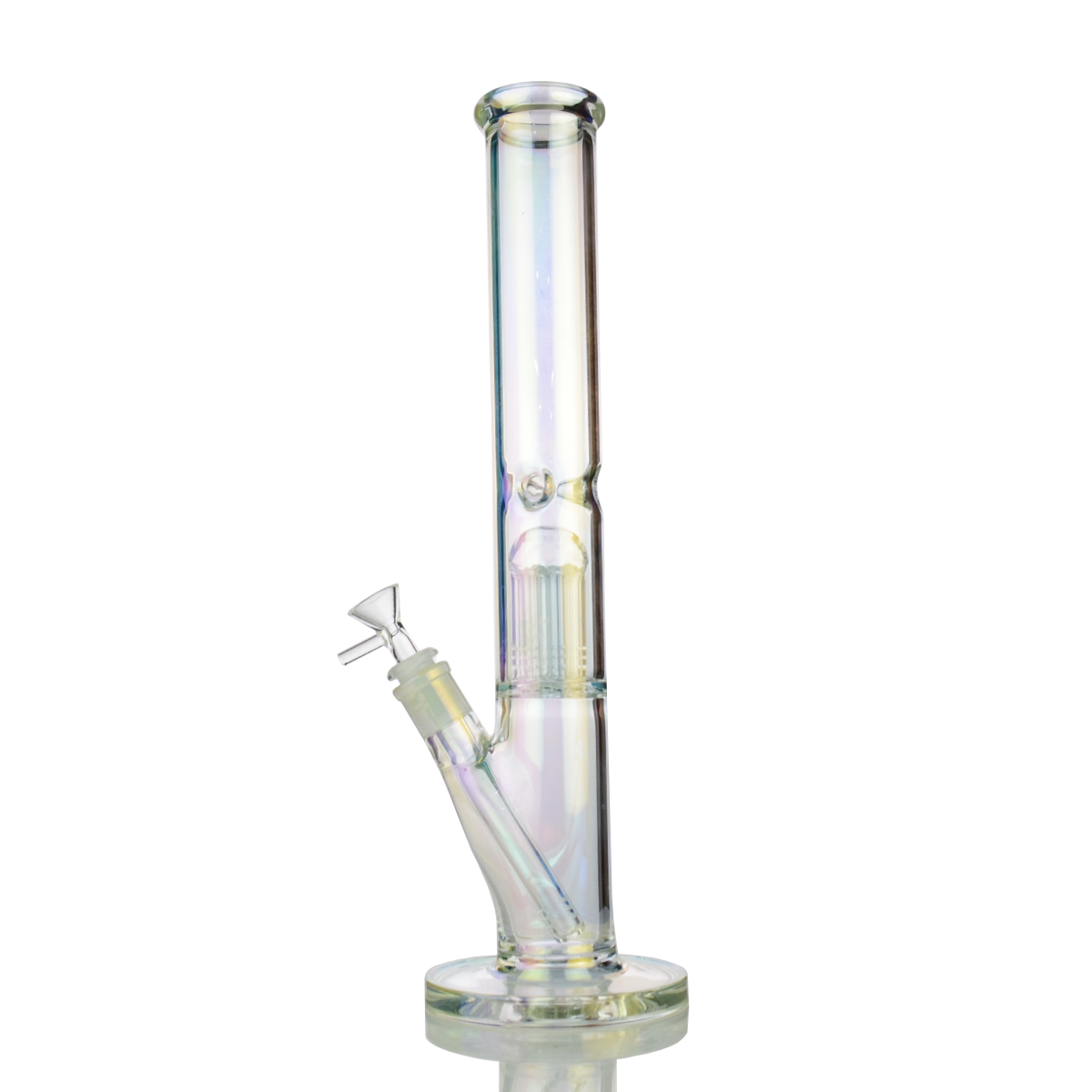 16-inch Electro Plated Glass Water Pipe with Percolator - Image 4