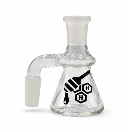 Honeybee Herb Beaker Base Glass DRY Ash Catcher