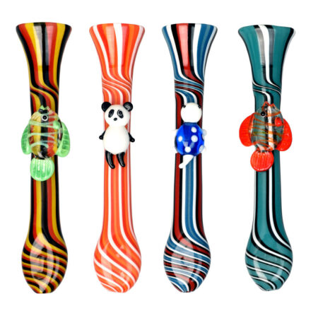 Colorful Taster Bat w/ Animal Accent - 4.5"/Colors Vary