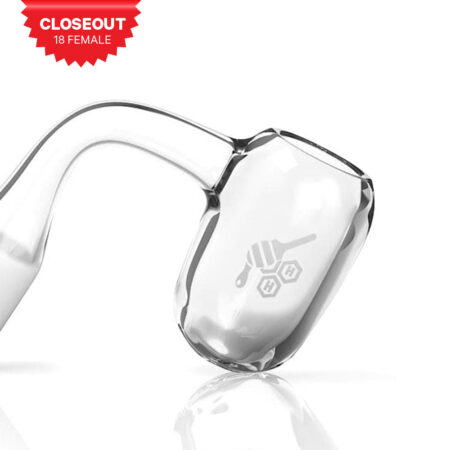 HONEY BARREL QUARTZ BANGER - 90° DEGREE | YL-CLOSEOUT