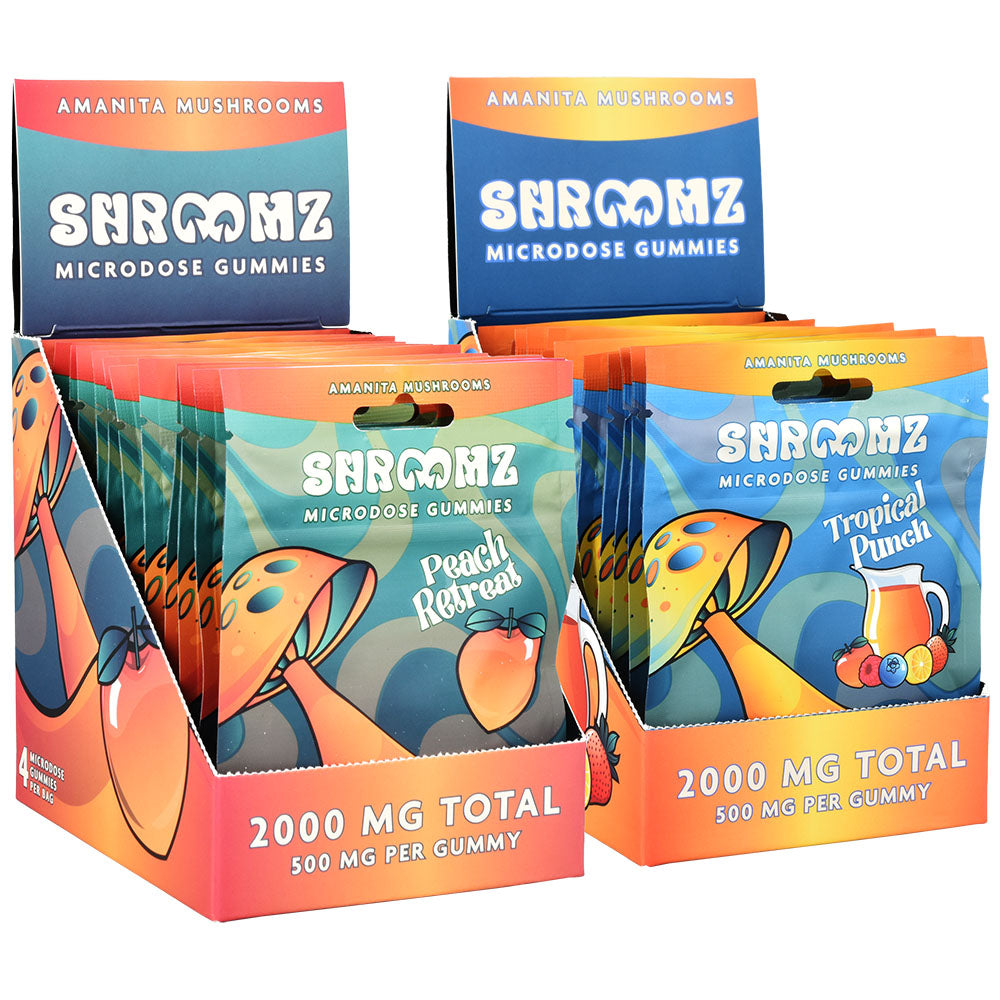 Shroomz Amanita Muscaria Psychedelic Gummy | 2000mg | 4pc | 12pc Display