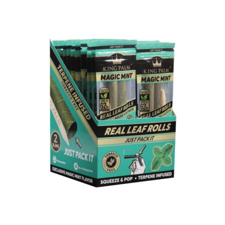 Magic Mint Display With King Palm Slims And Organic Bamboo Stick
