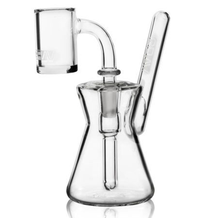 GRAV® Hourglass Pocket Bubbler Rig – Clear