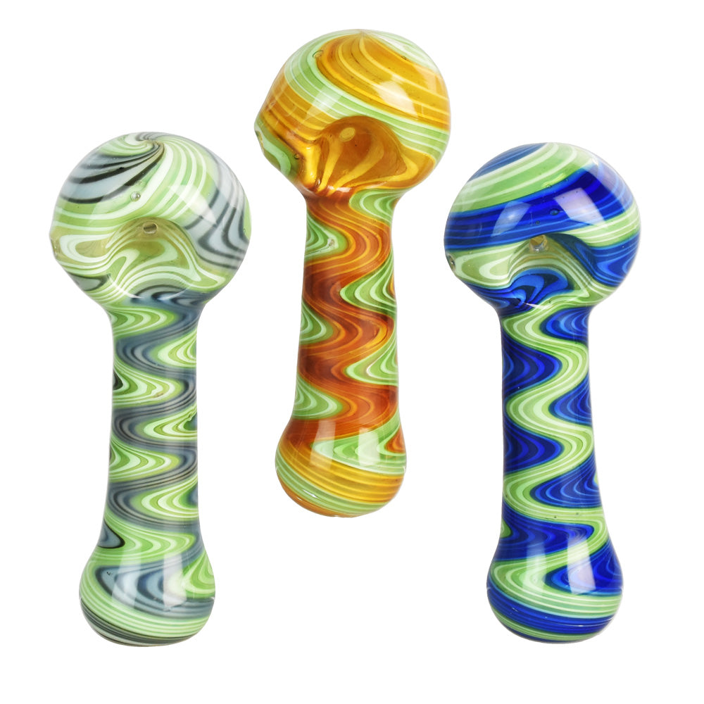 Mind Meld Wig Wag Spoon Pipe – 4.25″/Colors Vary