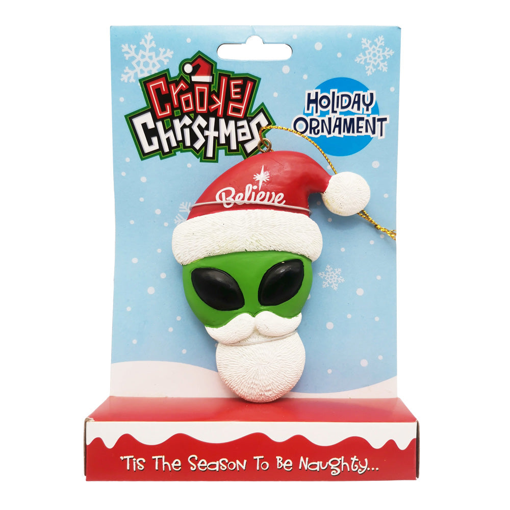 Crooked Christmas Ornament – Believe