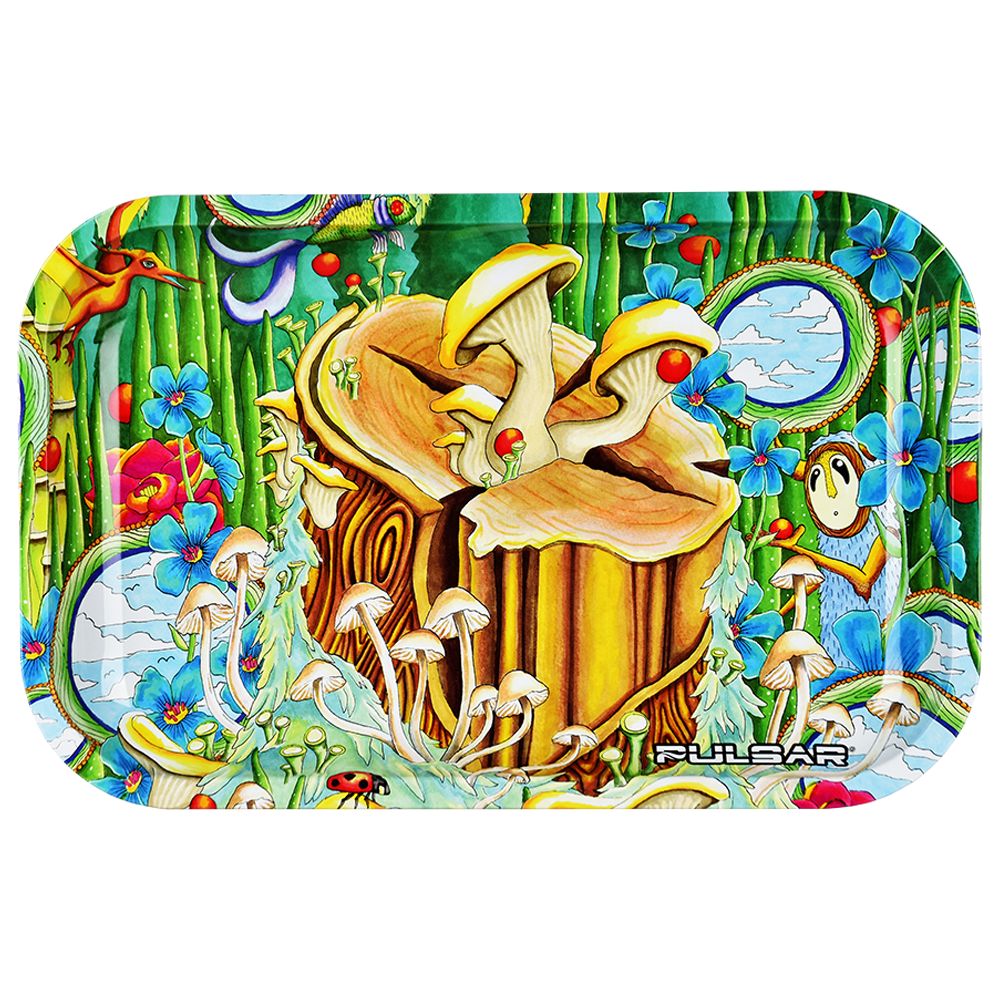 Pulsar Metal Rolling Tray – Where Love Is Alive / 11″x7″
