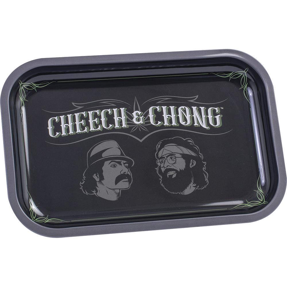 Cheech & Chong Metal Rolling Tray | Pinstripes