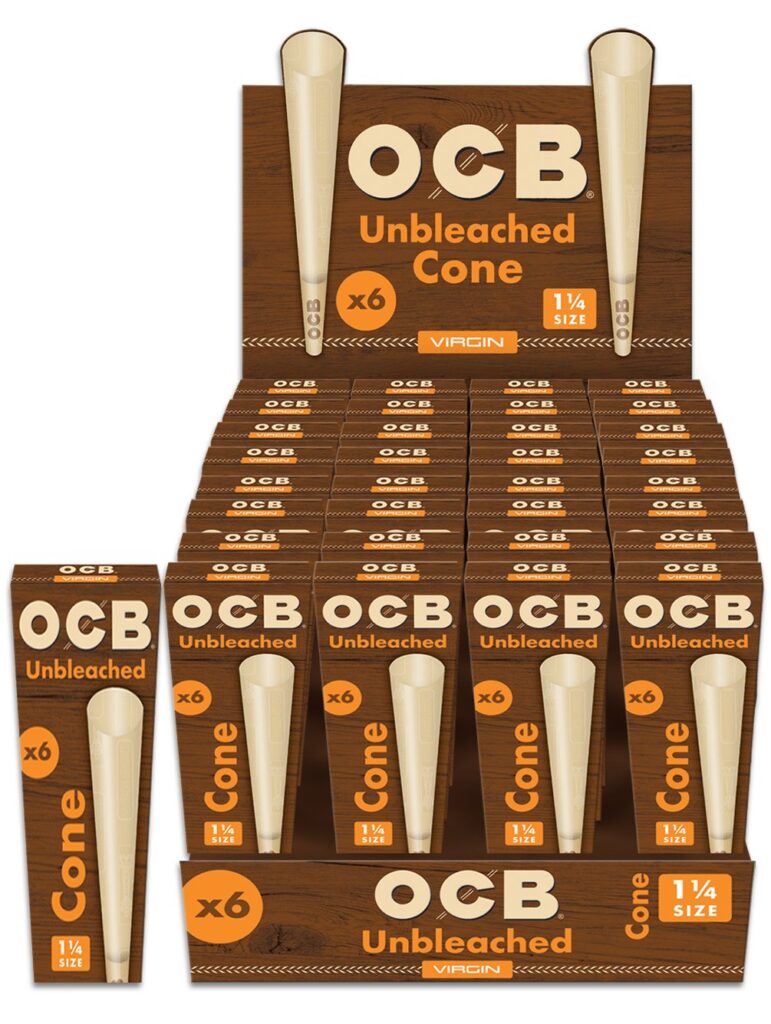 OCB Virgin 1-1/4 Pre-Rolled Cones