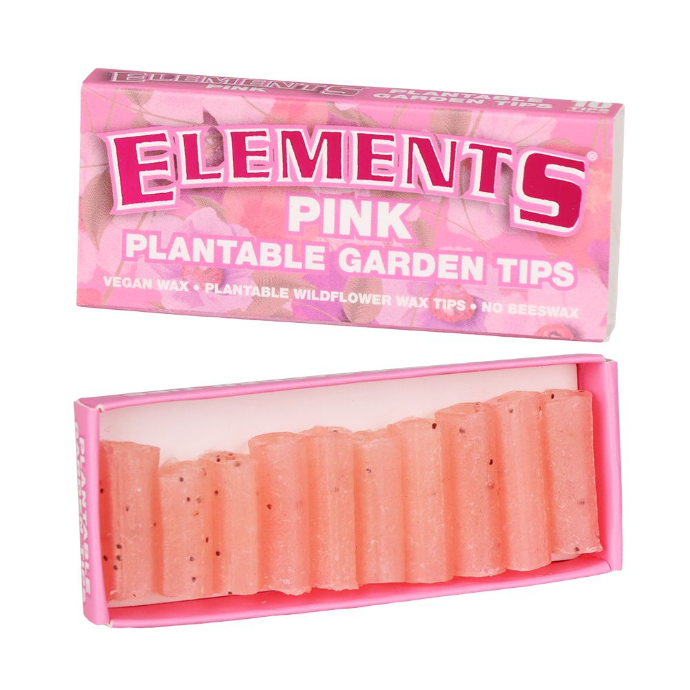 20CT DISPLAY – Elements PINK Plantable Garden Tips – 10pc