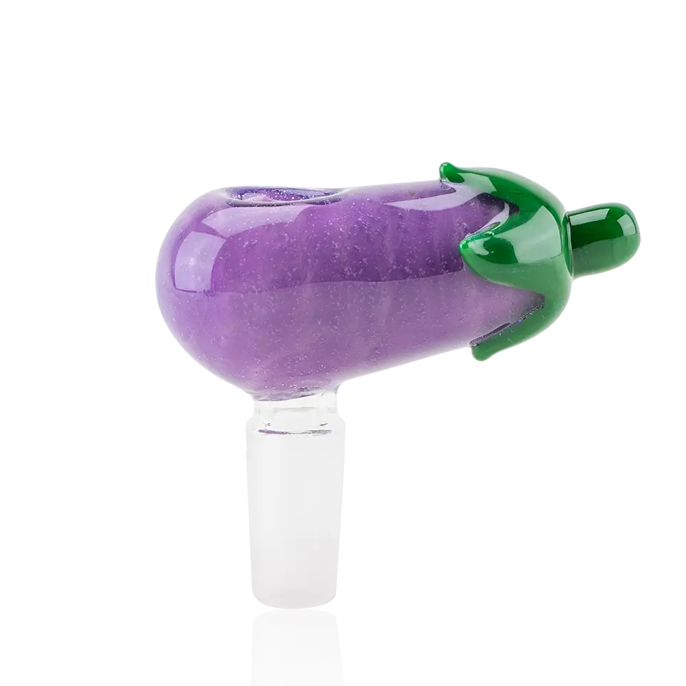 Empire Glassworks Eggplant Bowl Piece 14mm