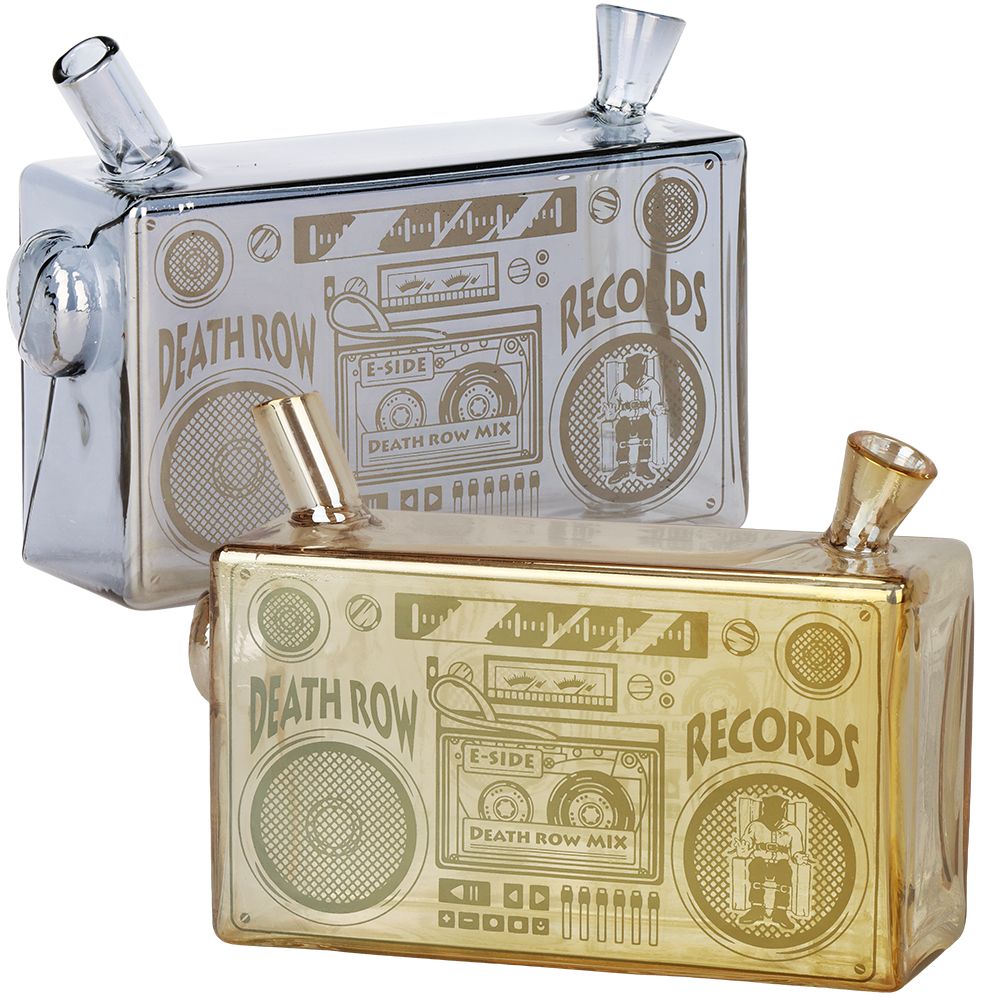 Death Row Records Boom Box Glass Blunt Bubbler | 5″
