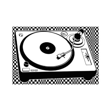 Trippy Turntable Sticker