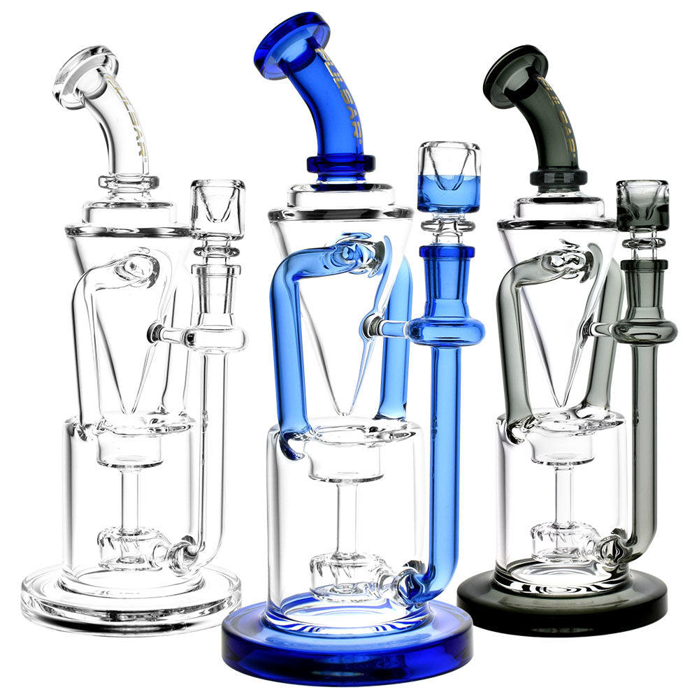Pulsar Gravity Drip Recycler Water Pipe | 10.25″ | 14mm F