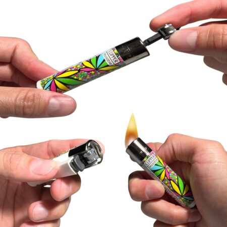 Clipper Lighter Assorted Designs Super Strong Nylon Construction