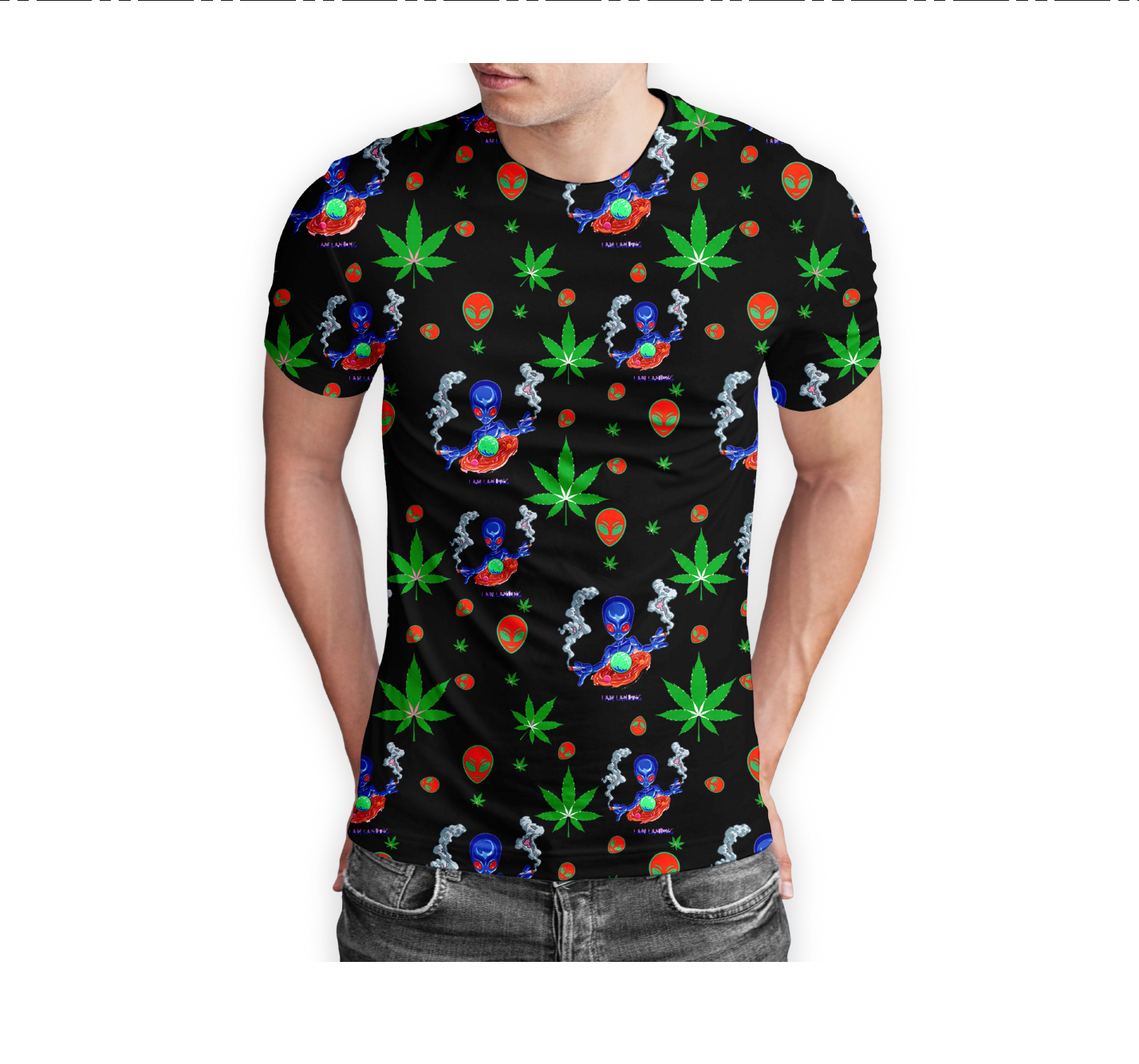 Alien Landing Graphic Tee Multipack - 5 Sizes - Image 2