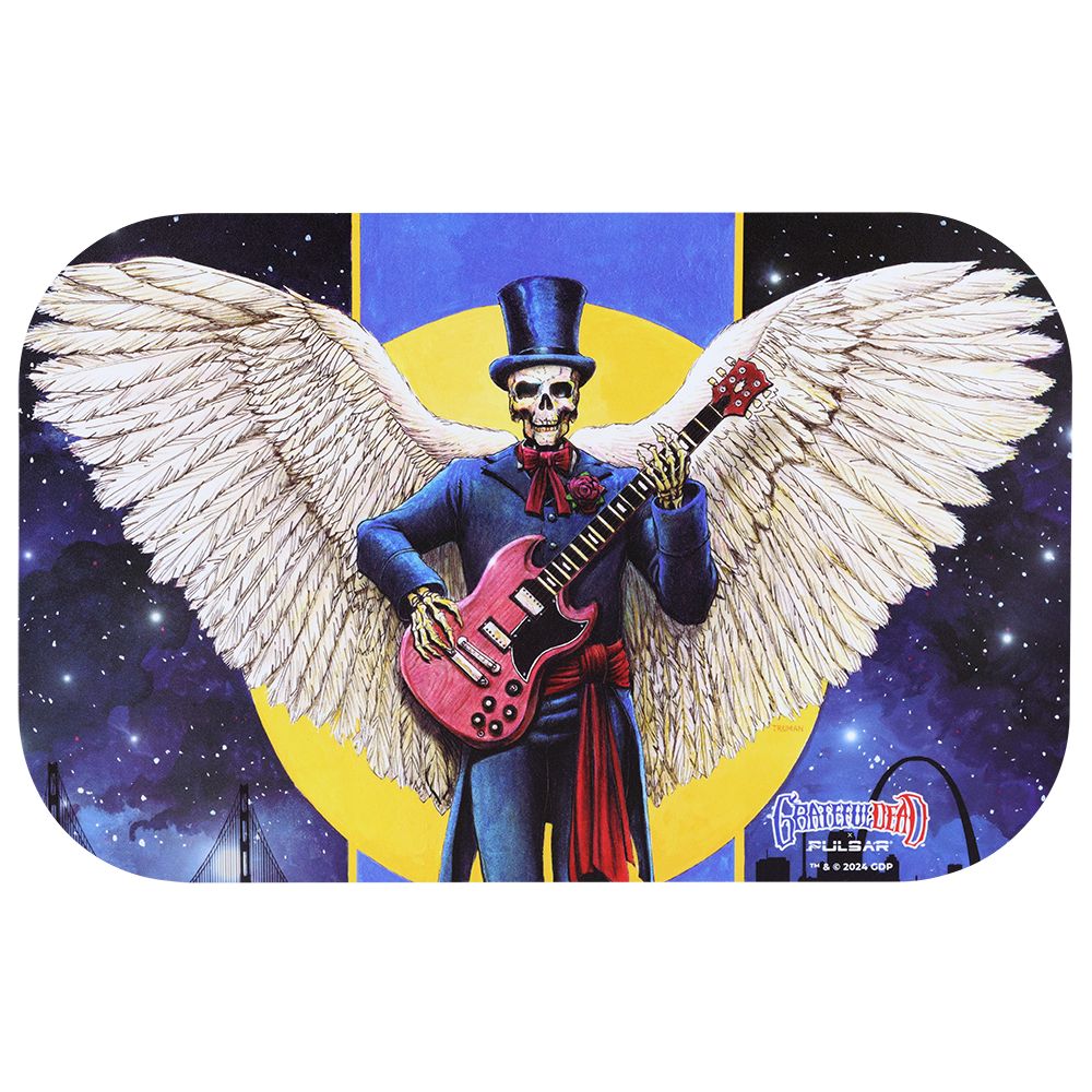 Grateful Dead x Pulsar Magnetic Rolling Tray Lid – Angel of Music / 11″ x 7″