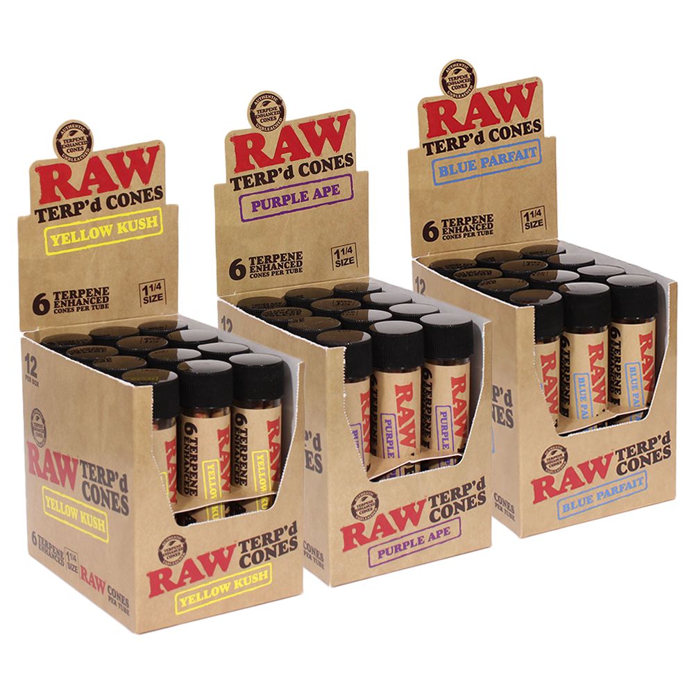 RAW TERP’d Cones | 1 1/4 | 6pc | 12pk