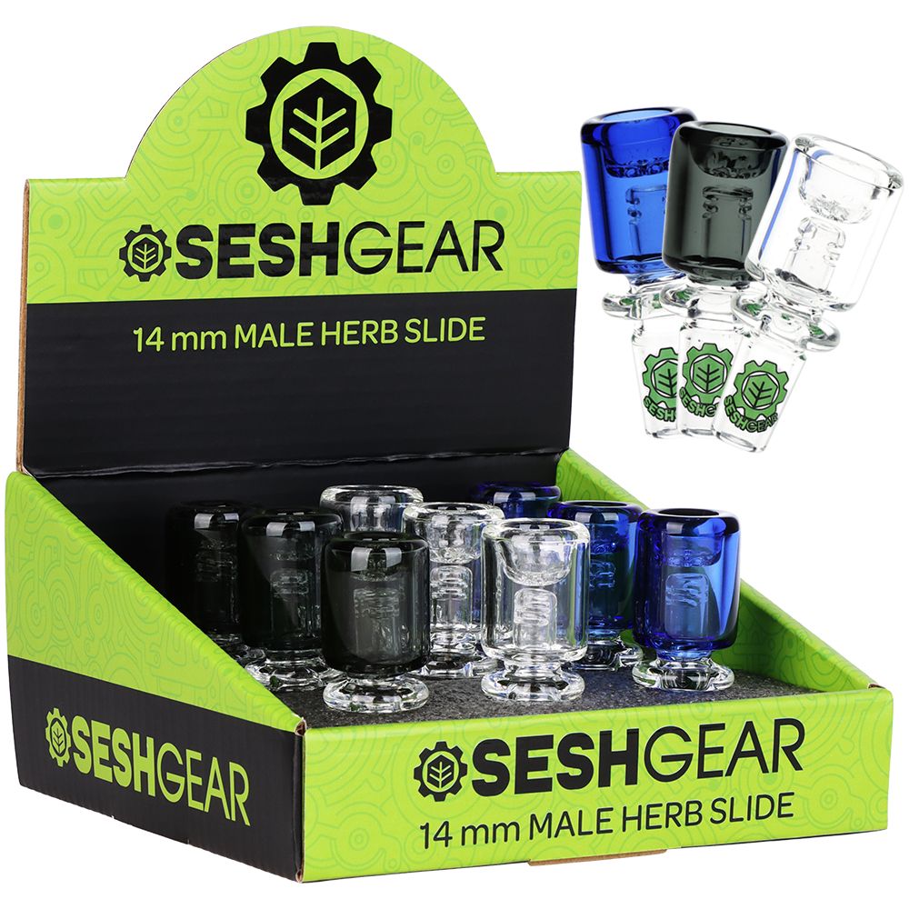 SeshGear Ash Catcher Herb Slide – 14mm M / 9ct