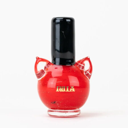 Sakibomb Kitty Red Nail Polish Dry Pipe