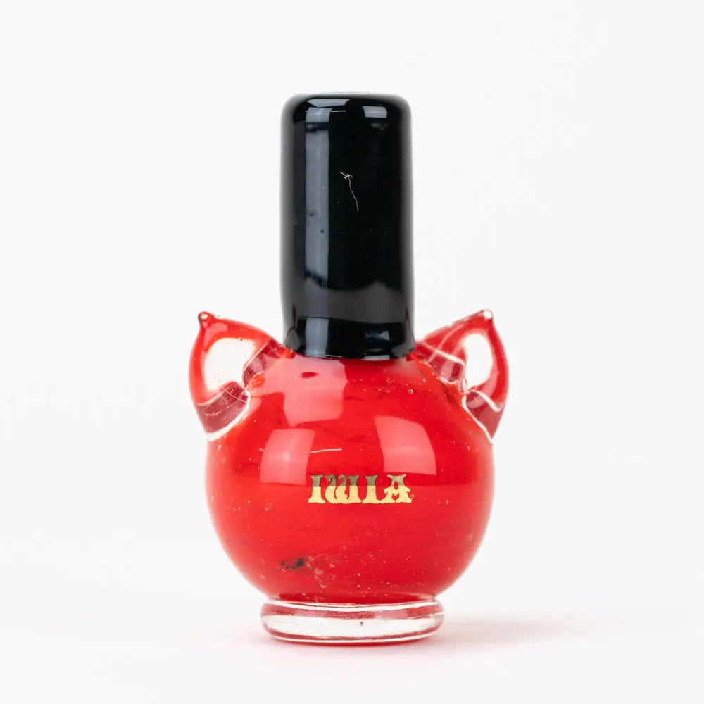 Sakibomb Kitty Red Nail Polish Dry Pipe