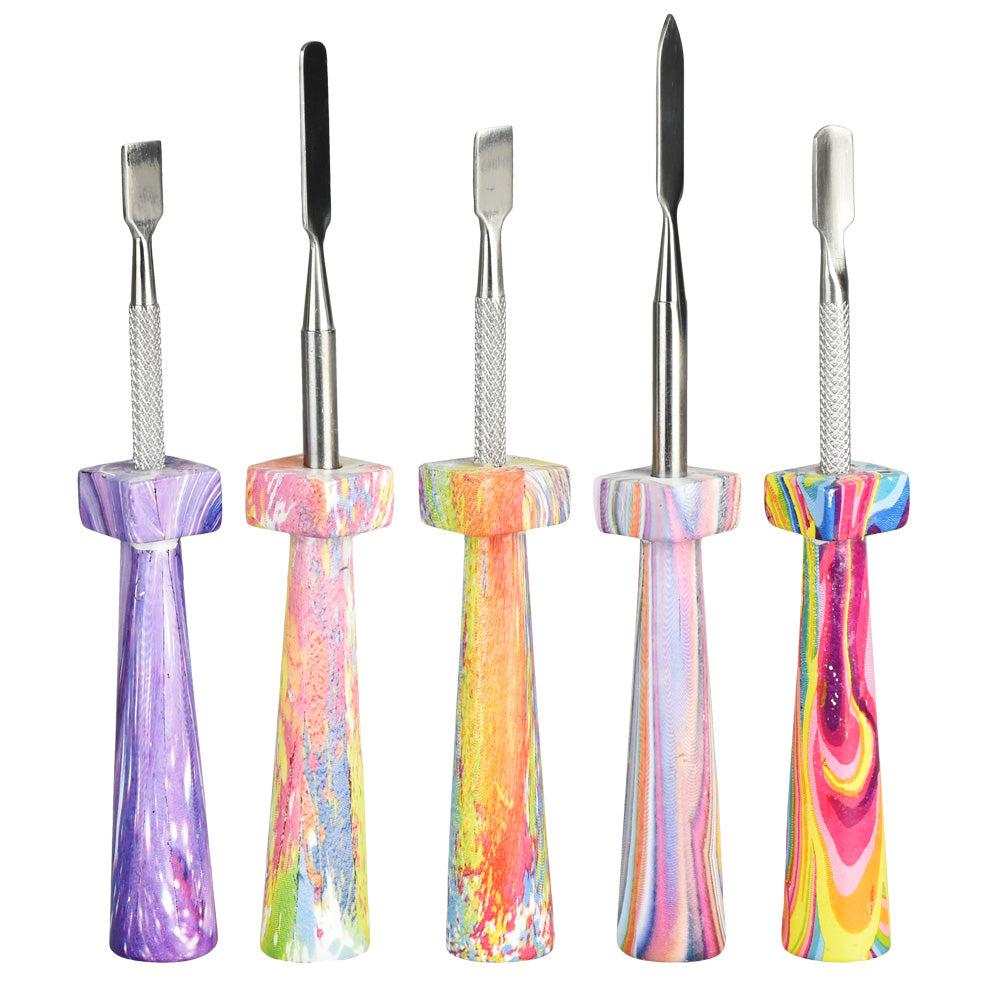 Colorful Resin Dab Tool – 5″/ 5PC
