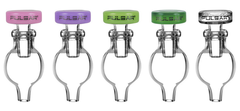Pulsar Bubble Carb Cap w/ Stop & Airflow Control – 22mm / Assorted Colors