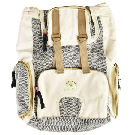 ThreadHeads Hemp Herringbone D-Ring Backpack