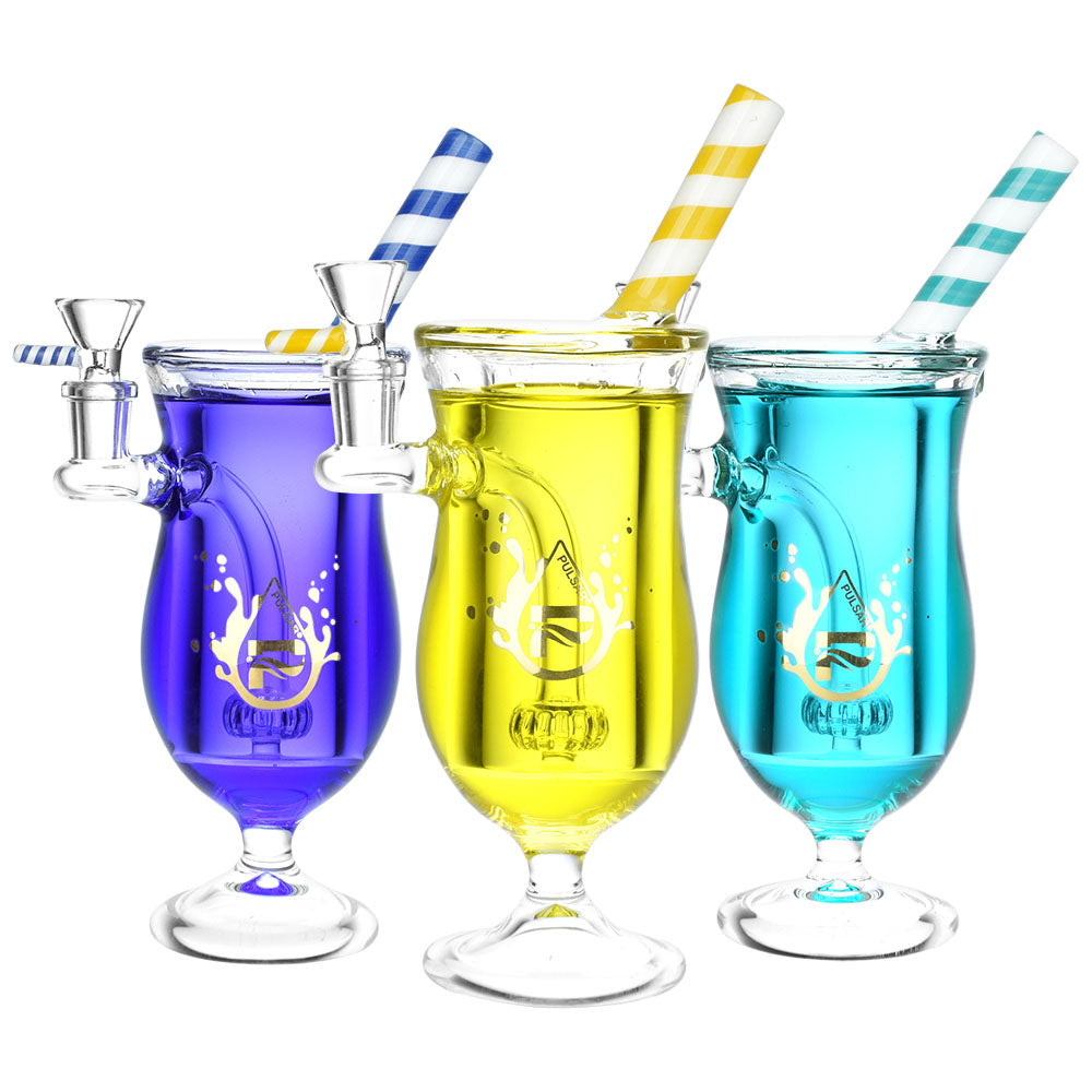 Pulsar Mocktail Glycerin Water Pipe | 9″ | 14mm F