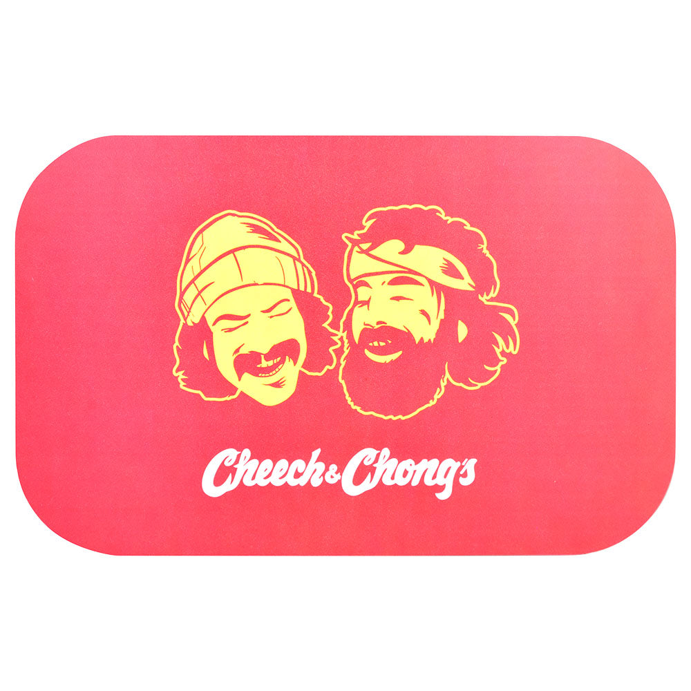 Cheech & Chong x Pulsar Magnetic Rolling Tray Lid – Red Faces / 11″x7″